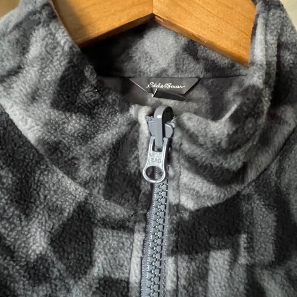 Eddie Bauer Youth Lone Peak 3 in 1 Jacket with Fleece Liner Red and Grey L 14/16 - Picture 10 of 15